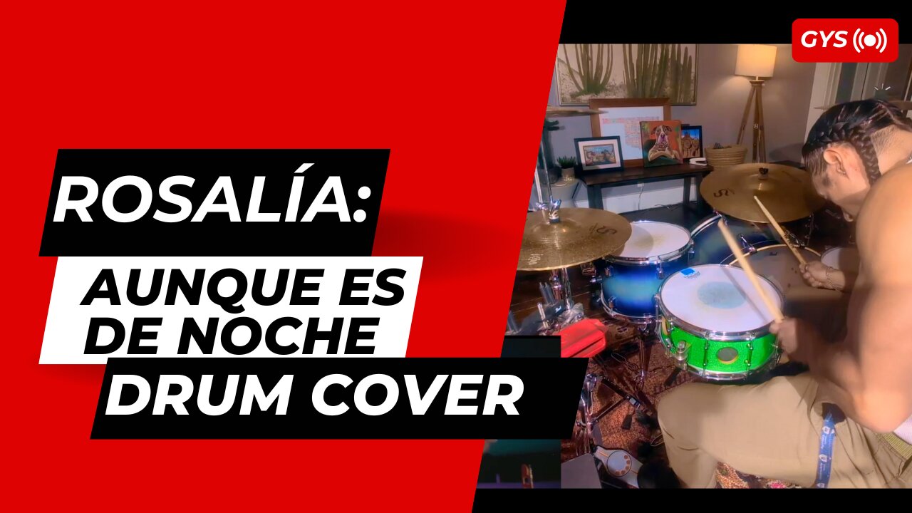 Rosalía - Aunque Es De Noche: Drum Cover