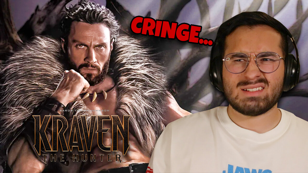 VIRGIN REACTS TO KRAVEN THE HUNTER TRAILER!!!