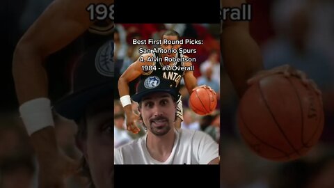 San Antonio Spurs Greatest First Round Draft Picks #shorts