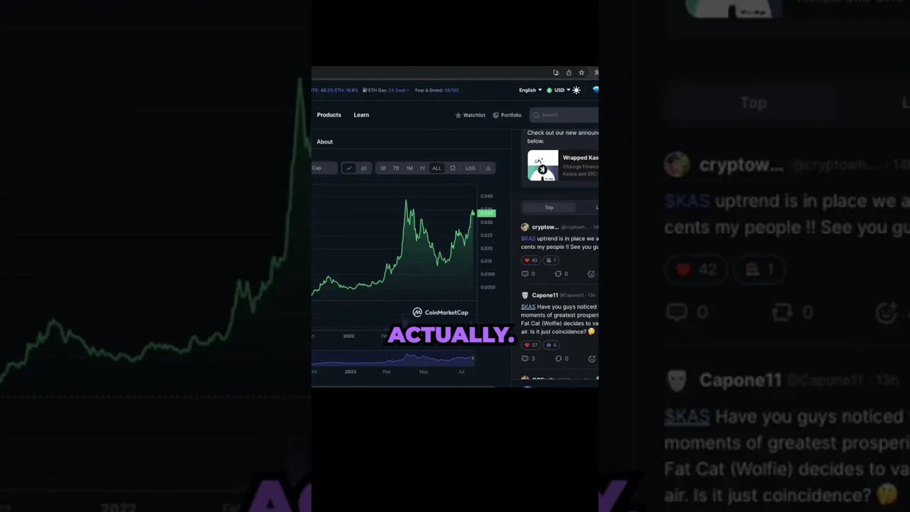 KASPA CHART LOOKS GOOD!