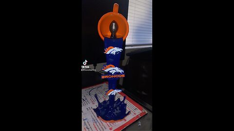 3d printed bronco floating splash cup