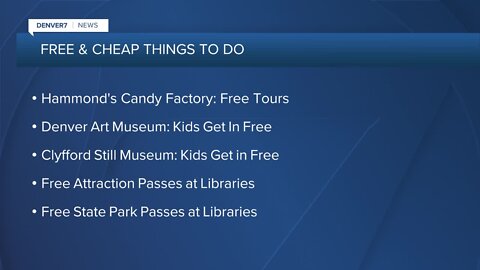 Free & cheap things to do over the holiday break