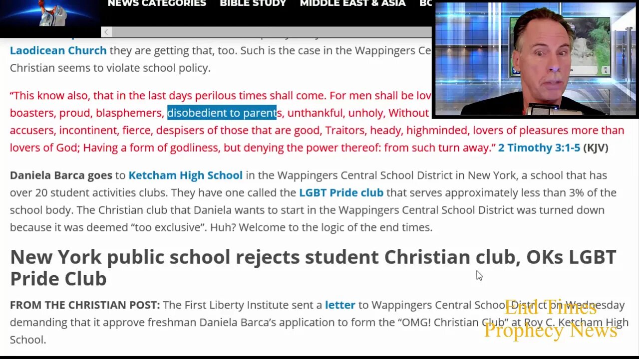 🔴👀🔴 Public School Breaks the Law Rejects Christian Club