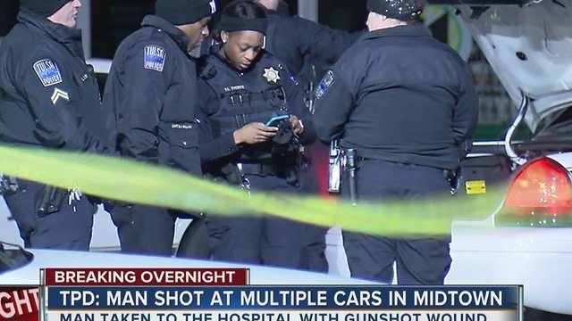 Tulsa Police searching for man after midtown shooting