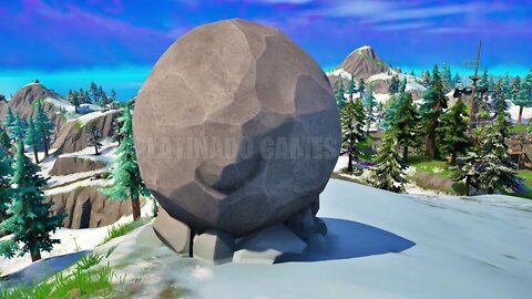 SOLTE OU DESTRUA PEDREGULHOS INSTAVEIS COM UMA ARMA CORPO A CORPO - FORTNITE