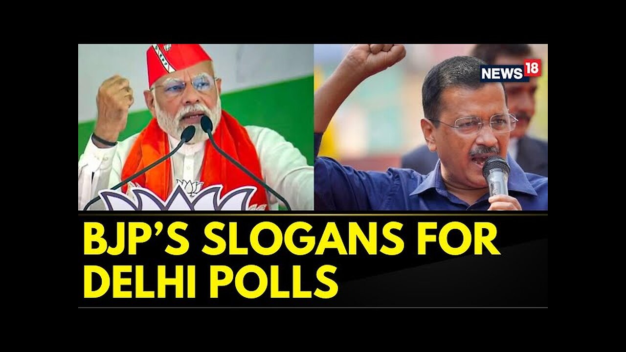 Bhartiya Janta Party Releases Slogans For Delhi Polls | AAP Releases First List | English News