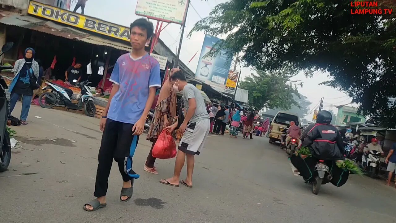 Pasar Way Kandis H-3 Idul Fitri 1442 Hijriah