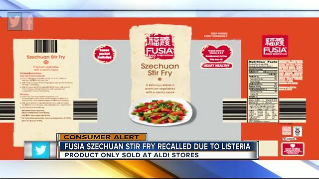 Fusia Szechuan Stir Fry recalled due to Listeria