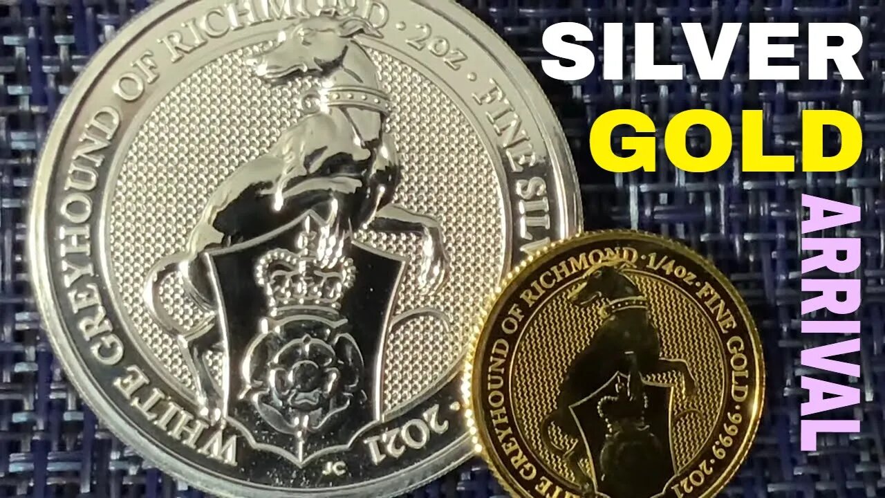 LAST Queen's Beast Silver & Gold Coins: White Greyhound Of Richmond Unboxing