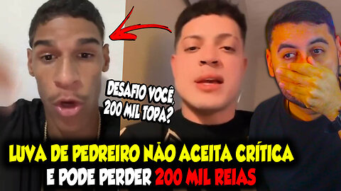 LUVA DE PEDREIRO NÃO ACEITA CRÍTICA E PODE PERDER 200 MIL REAIS