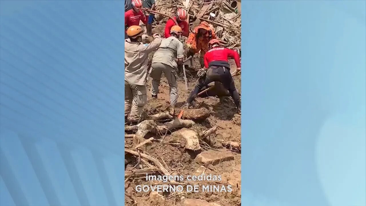 Tragédia no RJ: cão Bono de Gov. Valadares ajuda no resgate das vítimas em Petrópolis