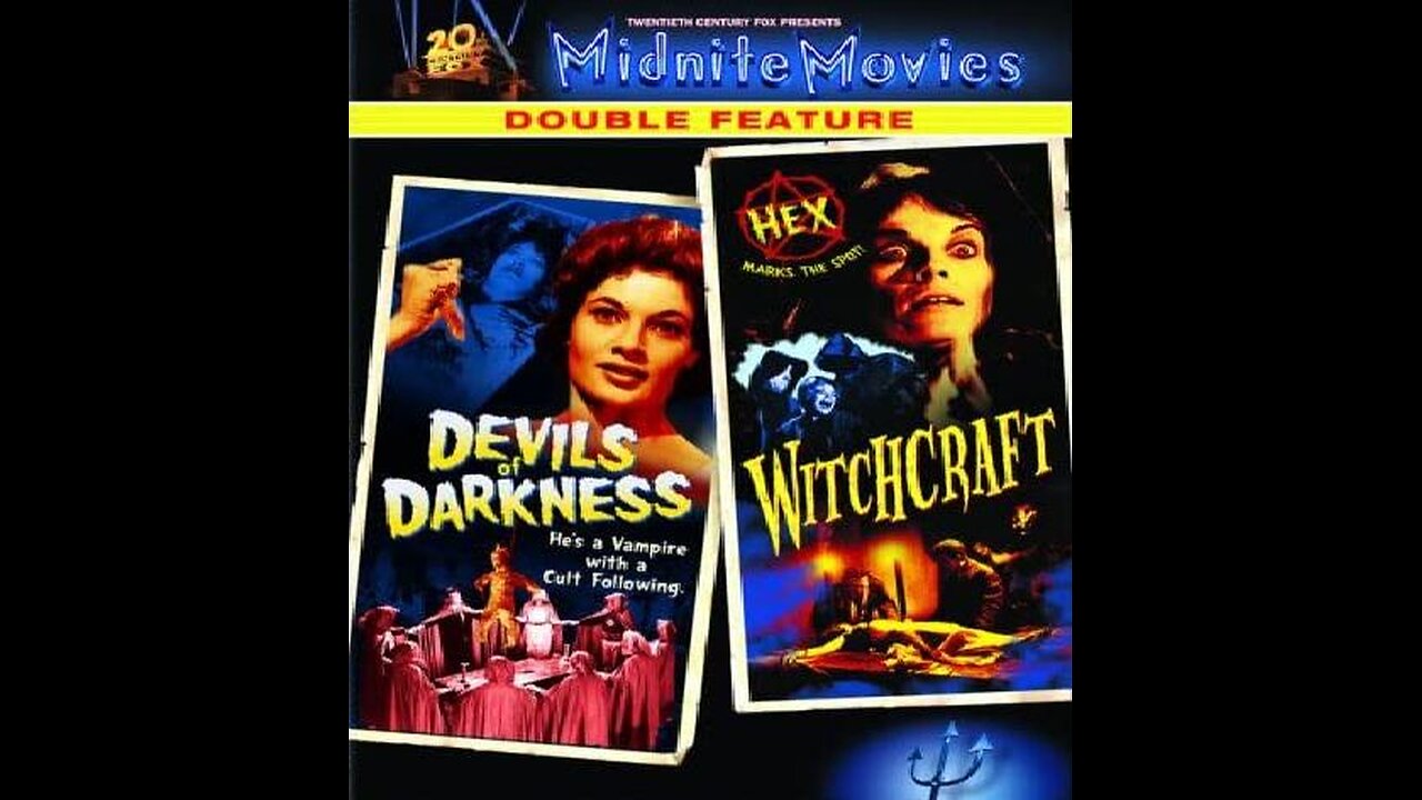 DEVILS OF DARKNESS 1965 & WITCHCRAFT 1964 Witches & Warlocks DOUBLE FEATURE