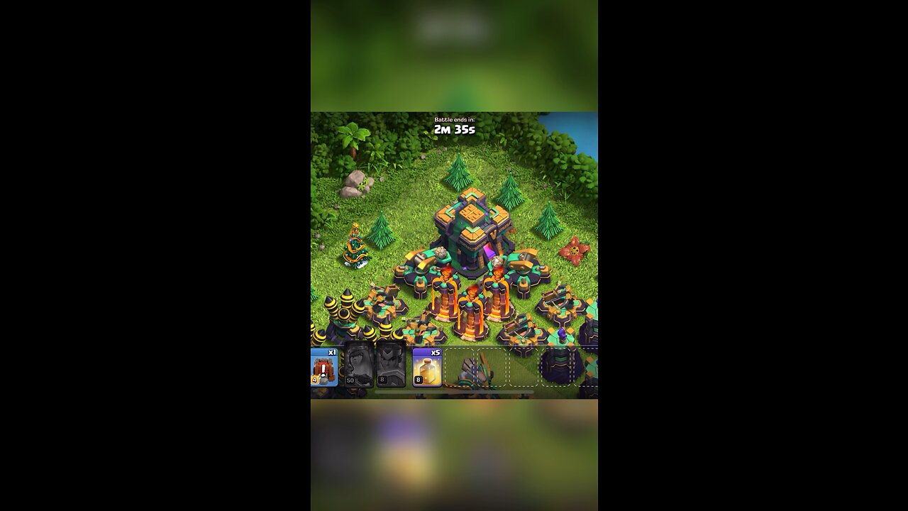 Clash of clans | 75 wizards Vs max town hall