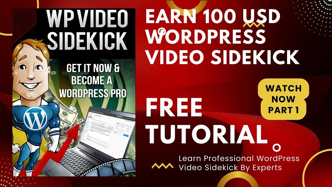 Earn 100 USD everyday With WordPress Video Sidekick II Part 1 @Pragyesh Ranjan ​