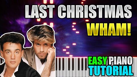 Last Christmas - Wham! | Easy Piano tutorial