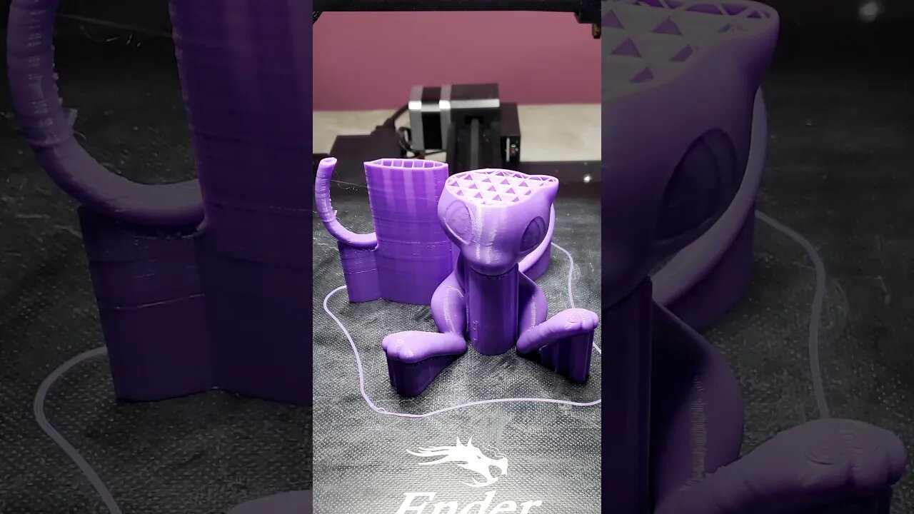 A Shiny Mew Appears! 3D Printed Mew Time Lapse #Shorts