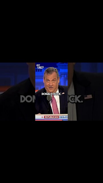 CRINGE: Chris Christie says we should call Donald Trump ‘Donald Duck’