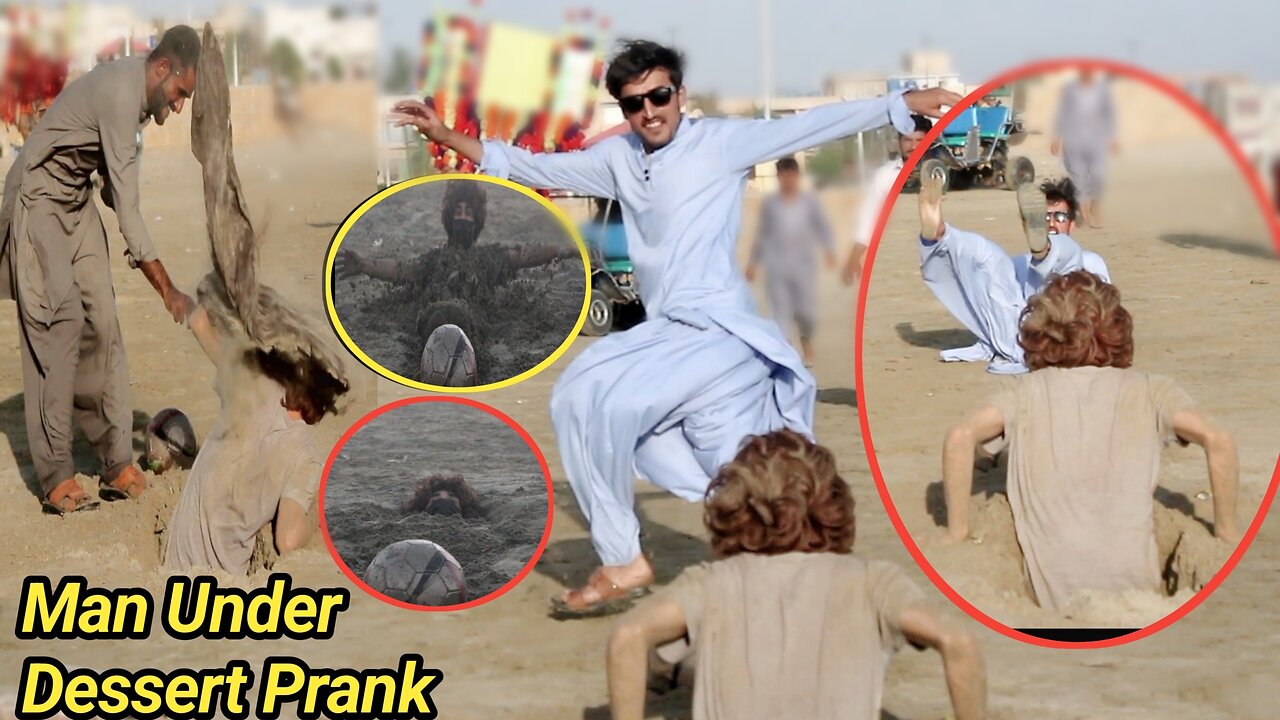 Man Under Desert Prank