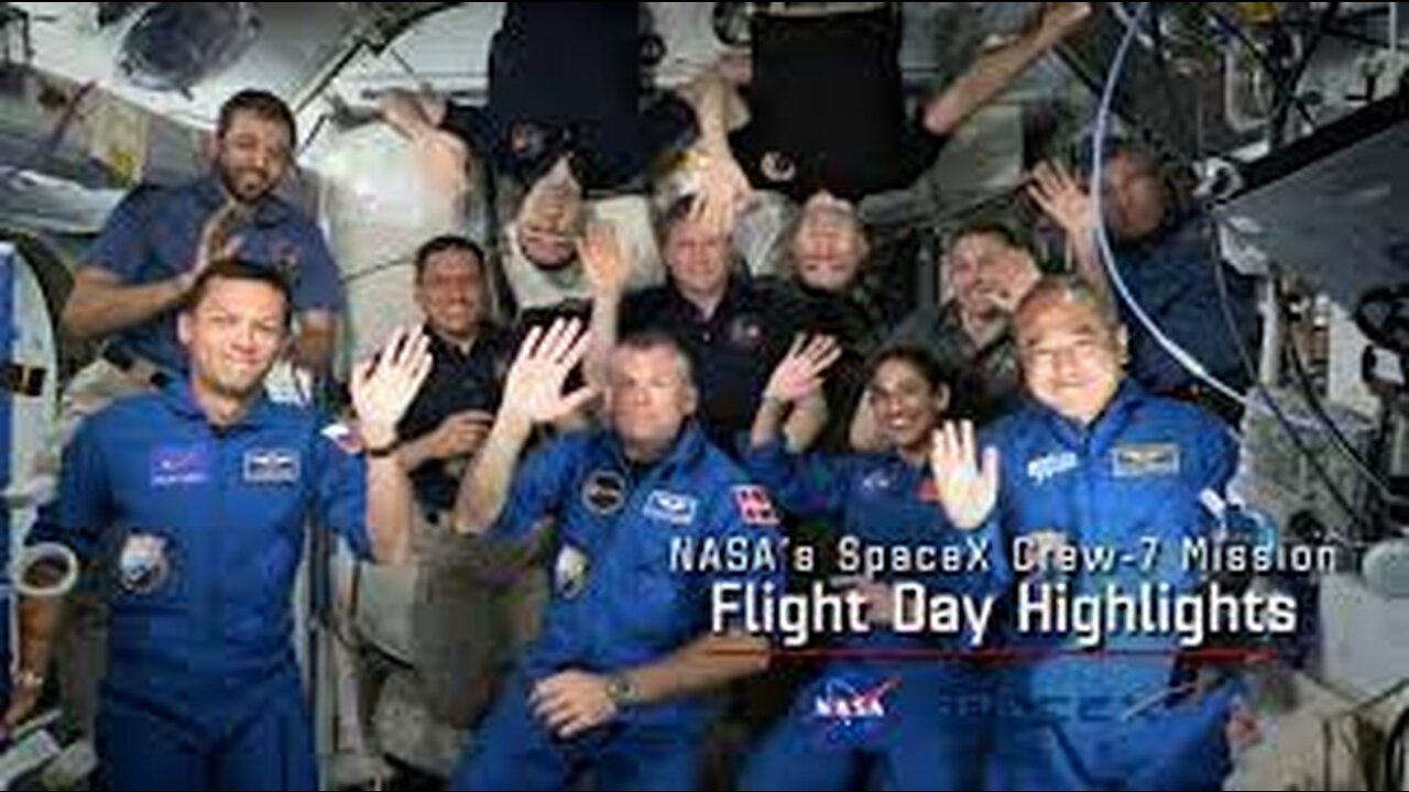 NASA_s SpaceX Crew-7 Flight Day 2 Highlights