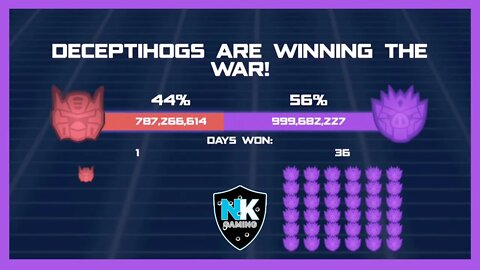 Angry Birds Transformers 2.0 - War Pass S3 - Day 37 Results