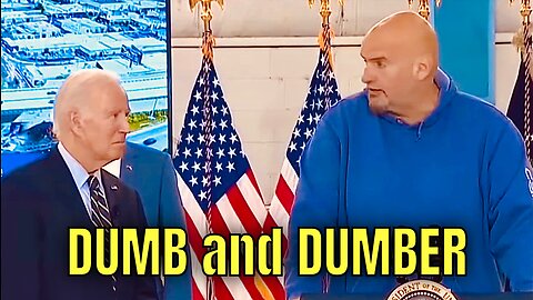 Biden and Fetterman…Who thought THIS was a Good Idea?