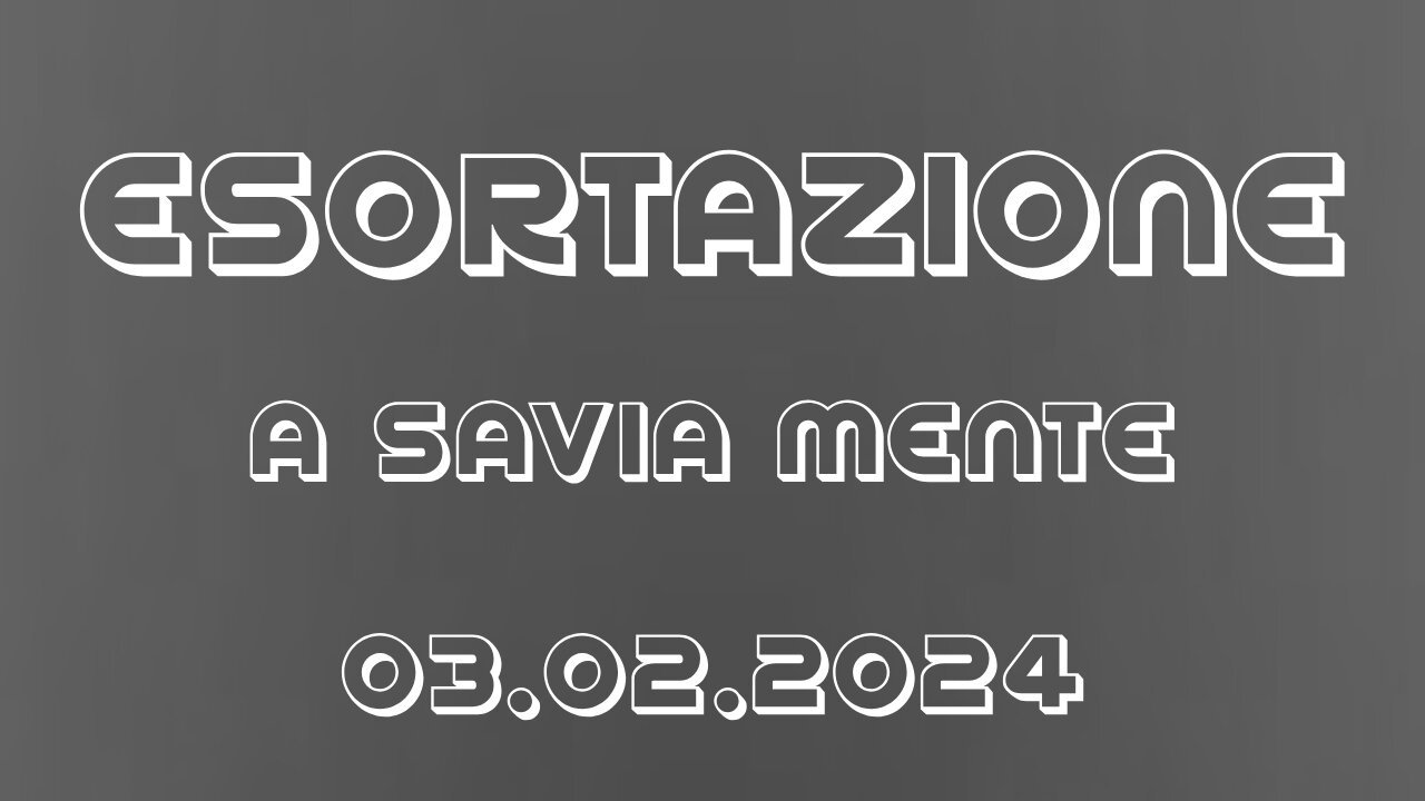 2024.02.03-Eliseo.Bonanno-VI ESORTIAMO A SMETTERLA DI FARE COSE SCELLERATE