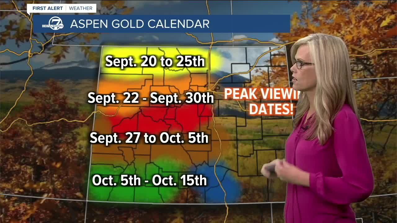 Your latest Colorado fall colors viewing forecast