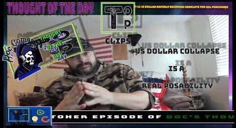 US Dollar Collapse In A Real Posability (Explicit)