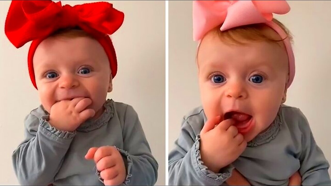 Cute baby practicing like a pro😁gym