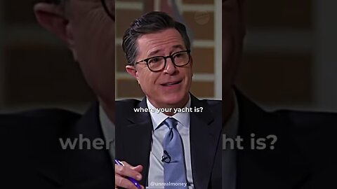 Stephen Colbert interviews Russian billionaire😂