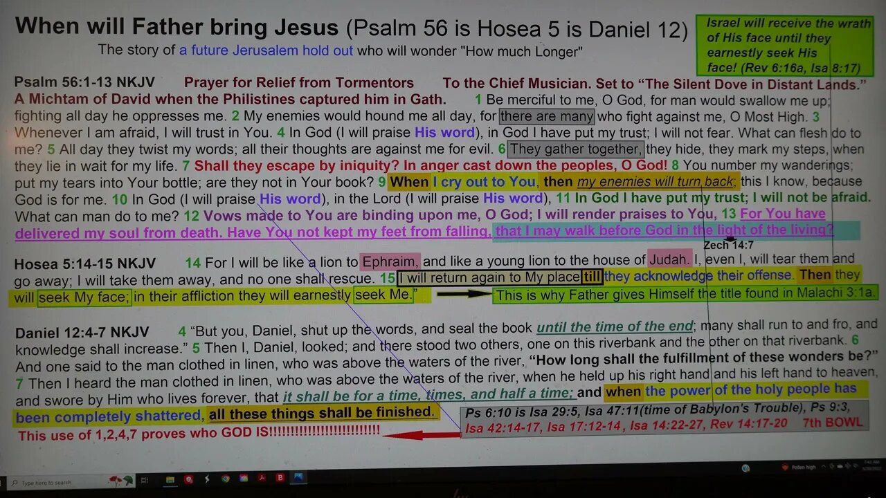When will Father bring Jesus