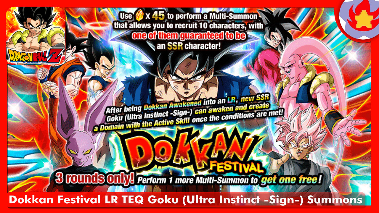 Dokkan Festival LR TEQ Goku (Ultra Instinct -Sign-) Summons | Dragon Ball Z: Dokkan Battle