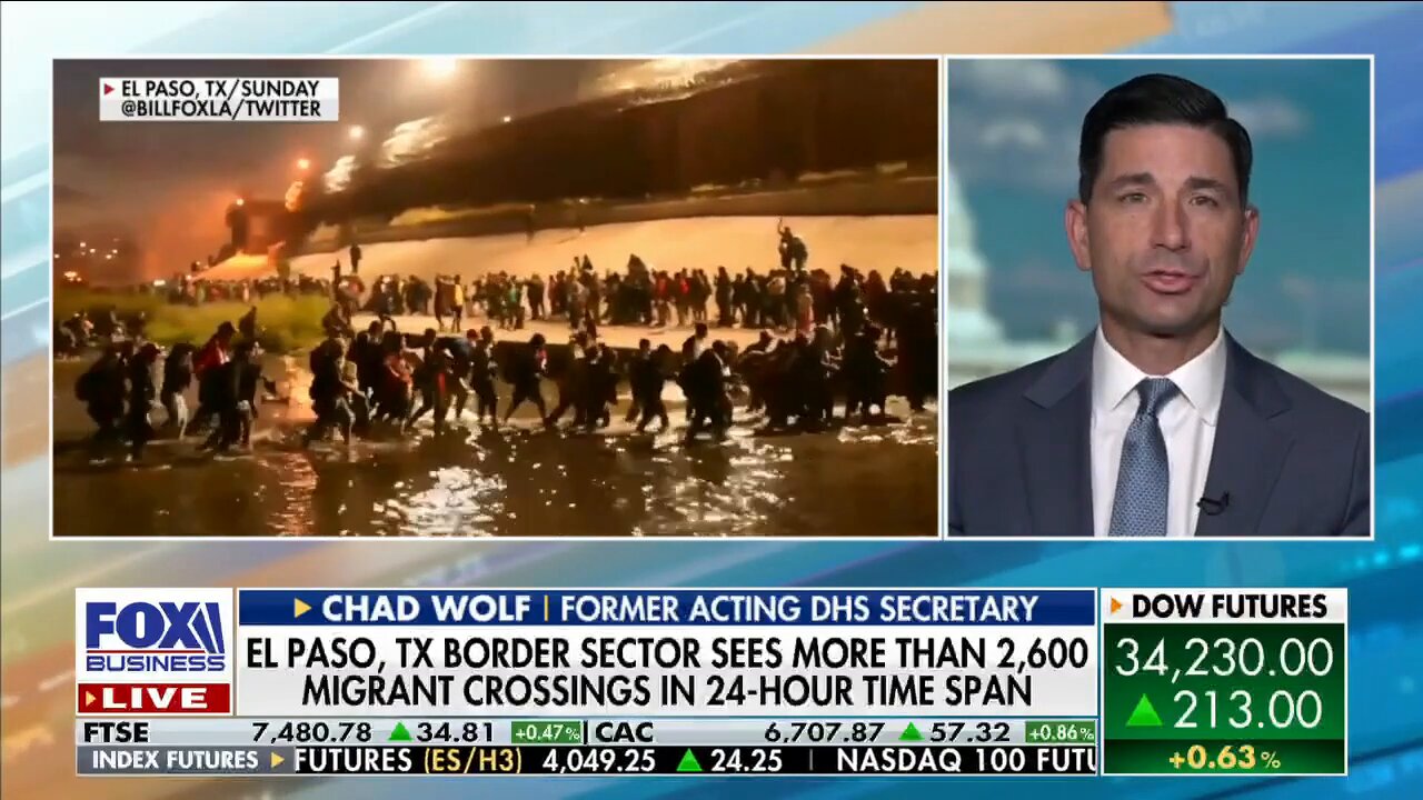 Former DHS chief Chad Wolf warns border ‘crisis’ has ‘no end in sight’