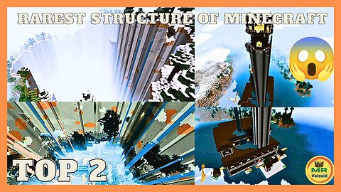 rarest structure in Minecraft, top 2 rarest structure of Minecraft in Hindi, #minecraft #gaming