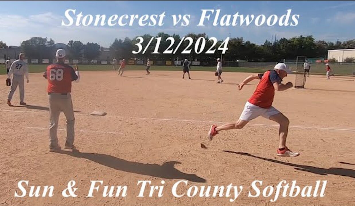 D1 Stonecrest ReMax vs Flatwoods 3/12/2024 Sun & Fun Tri County Softball