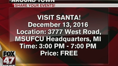 Around Town 12/12/16: Santa Claus at MSUFCU