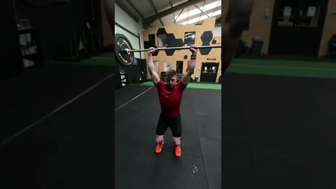 HANG POWER CLEANS & PUSH JERKS