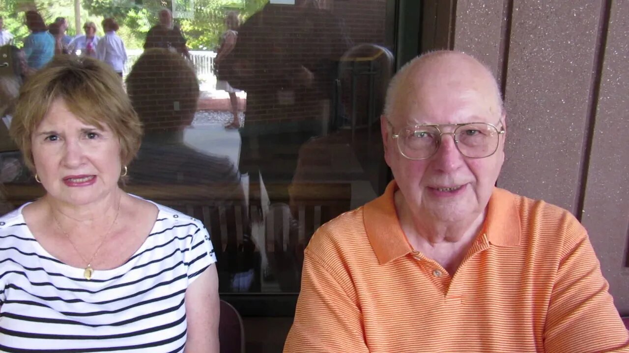 Lana and Jim in Derry to see Donald trump
