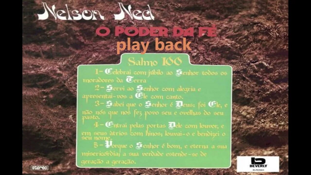 Nelson Ned segura na mão de Deus play back