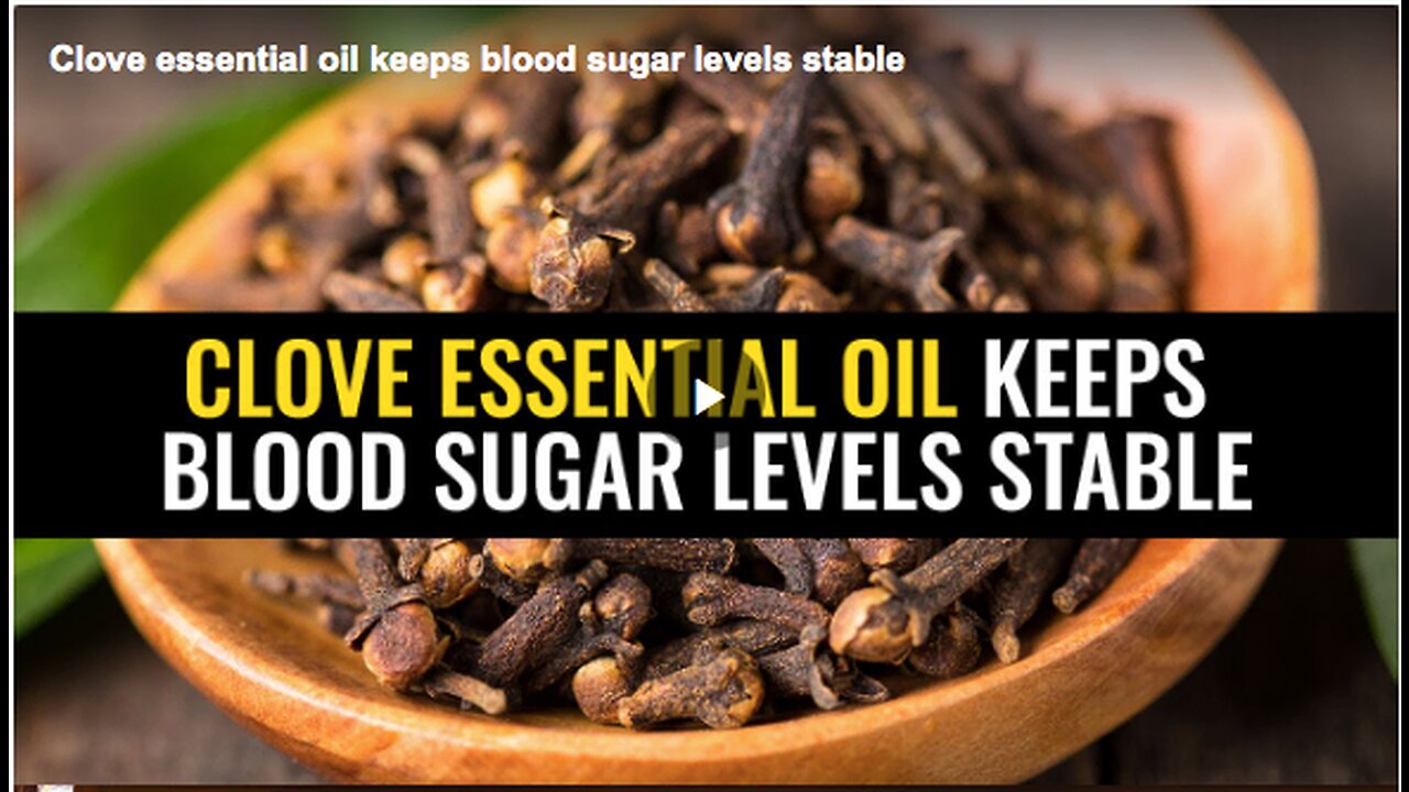 How clove essential oil can help keep your blood sugar levels stable