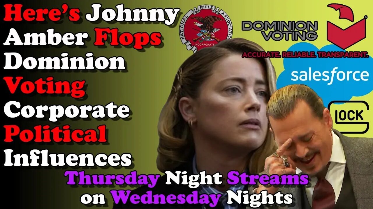 Here's Johnny Dominion Voting Corporate Influence - Thursday Night Streams on WednesdayNights