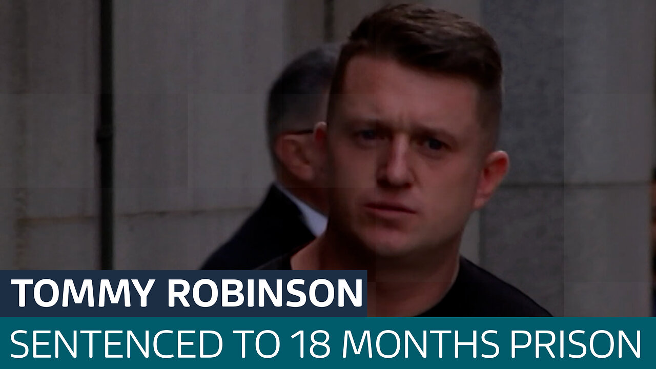 Tommy Robinson's sentence. Will they hit him with more prison soon?