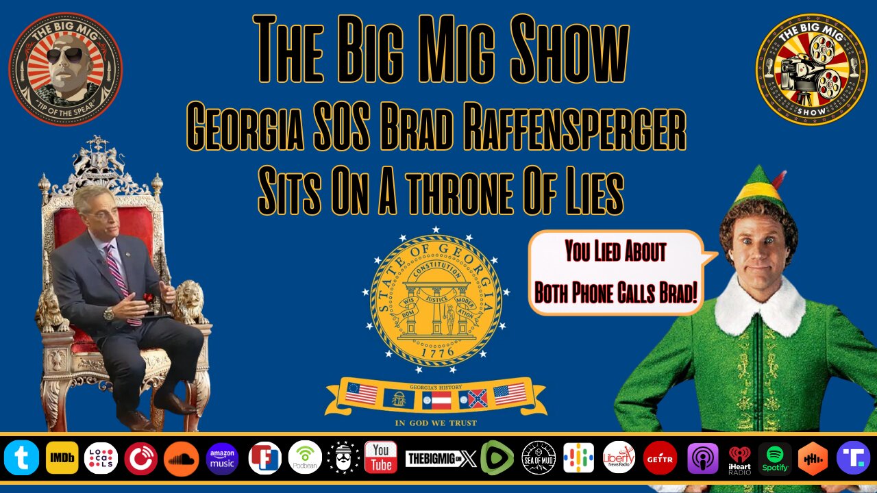 GA Sec Of State Brad Raffensperger Sits On A Throne Of Lies