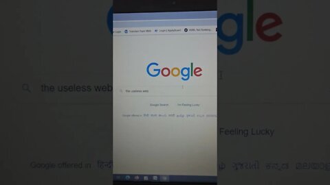 Google tricks no.30(useless web) #shorts #youtubeshorts