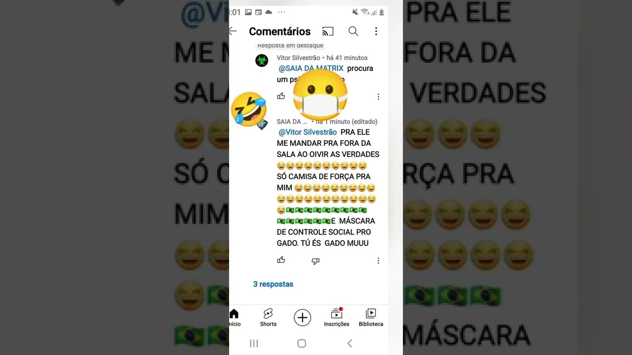 Olha o que disseram comigo🥺🥺Tô muito triste!