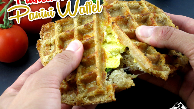 Frühstücks Panini Waffeln