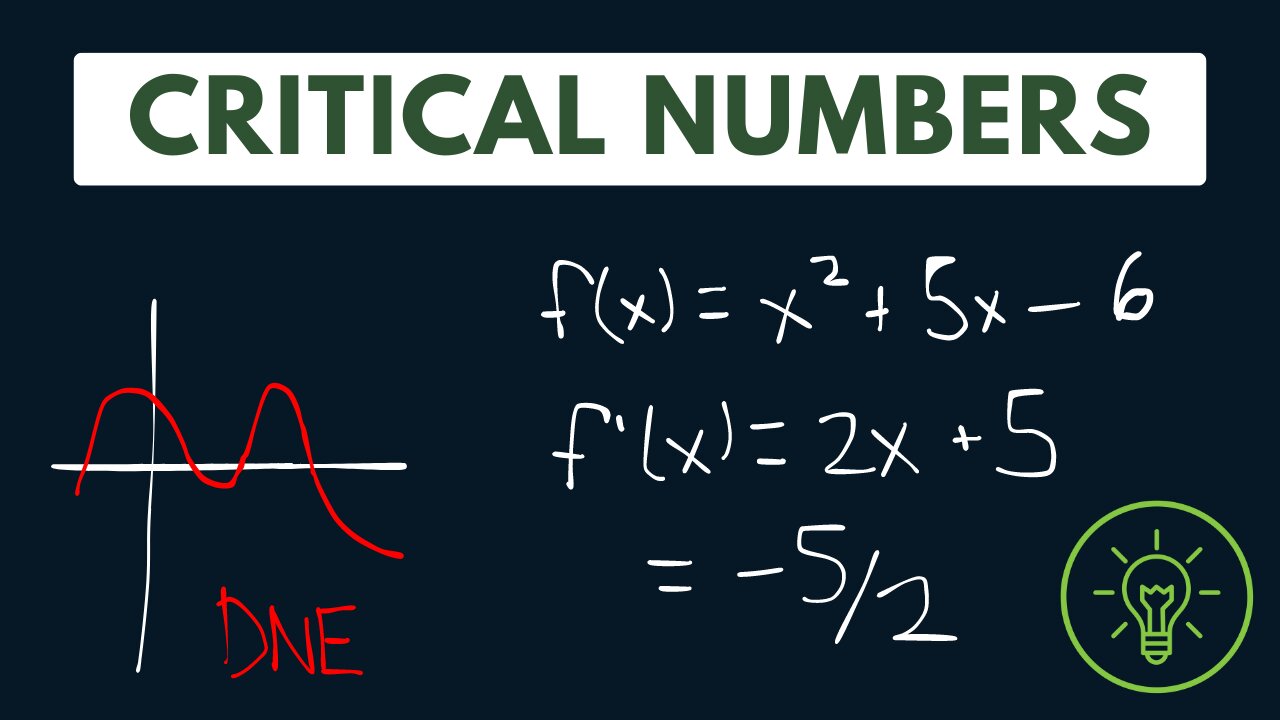 How to Find Critical Numbers of a Function