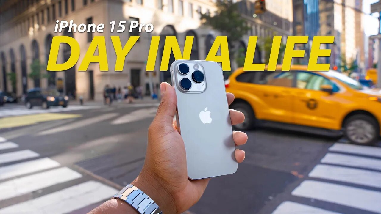 Real Day in my Life in NYC iPhone 15 Pro - Camera, Battery & Performance