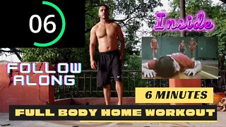 Quick Full Body Follow Along Workout | No Equipment Home Workout