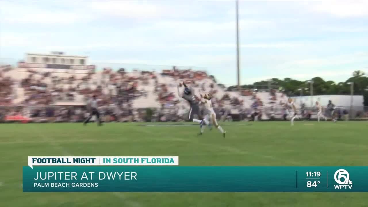 Dwyer defeats Jupiter 13-7
